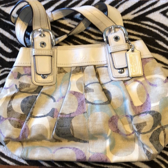 Coach Bag Multi Colored - Picture 1 of 3